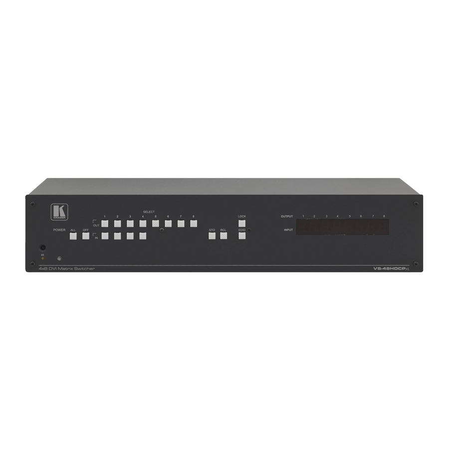 Kramer VS-48HDCPxl User Manual
