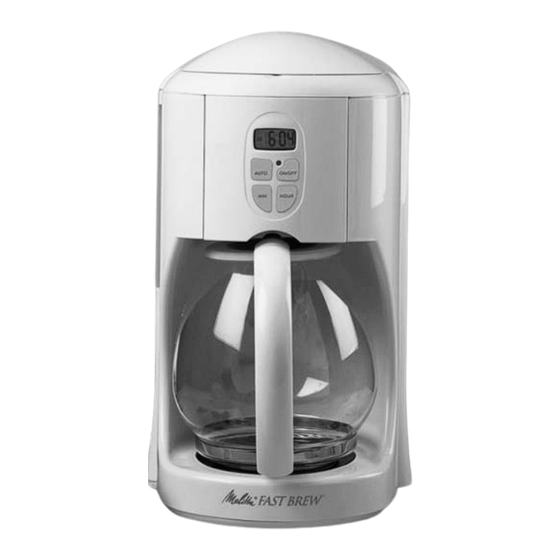 Melitta MEFB2B Use And Care Manual