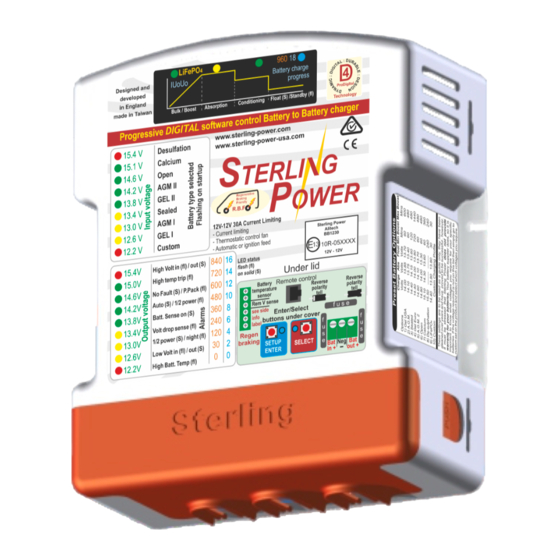 Sterling Power Pro Batt Ultra BB1260 User Manual