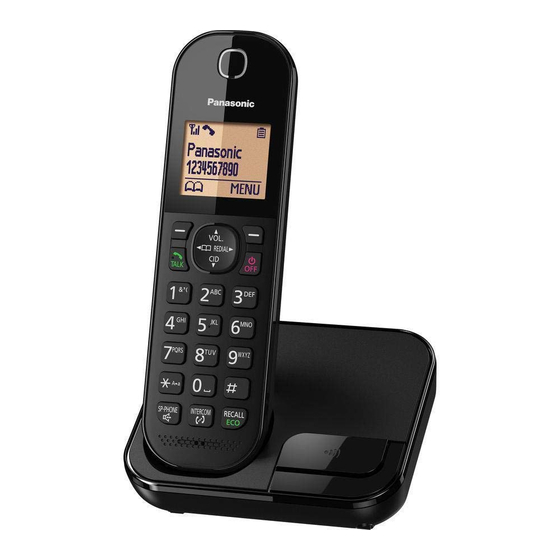 User Manuals: Panasonic KX-TGC410BX Cordless Telephone