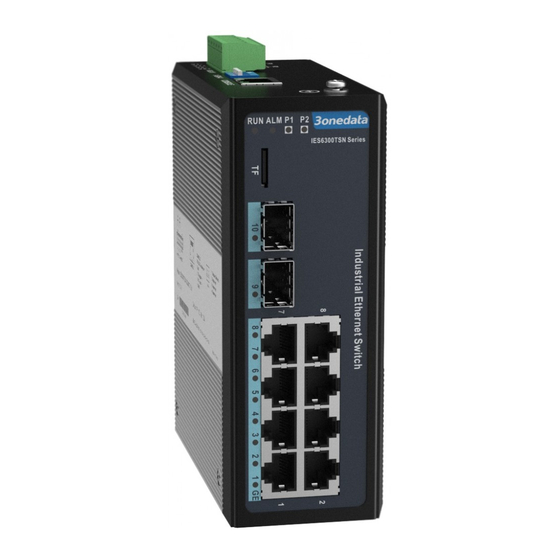 3onedata IES6300TSN-8GT2GS-2LV Quick Installation Manual