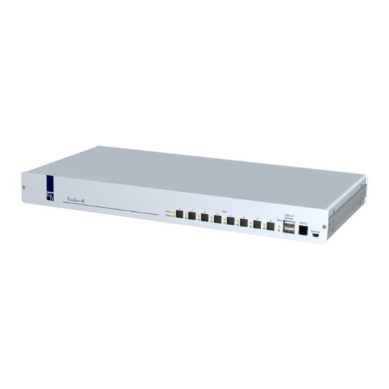 Guntermann & Drunck TradeSwitch8-USB Installation And Operation Manual