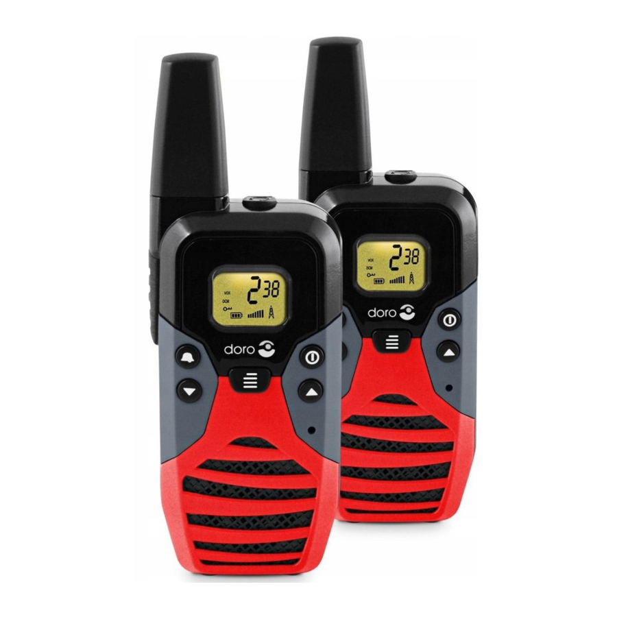 Doro WT87 - Two-Way Radio Manual