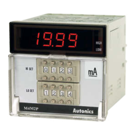 Autonics M4M Series Product Manual