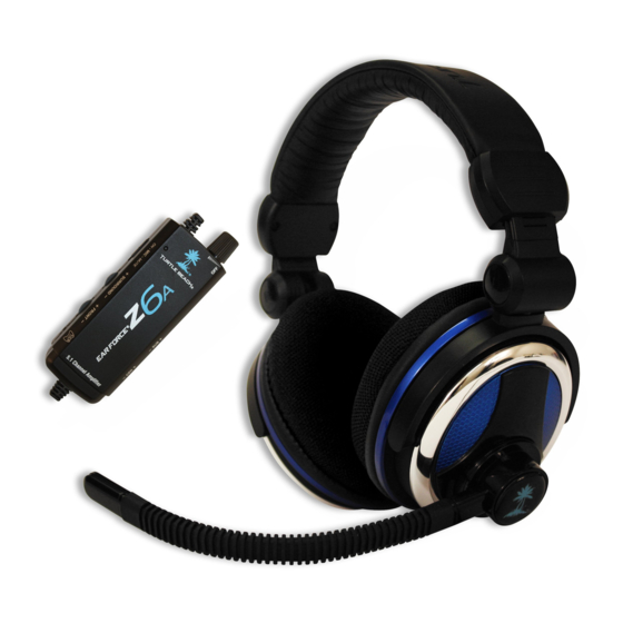 Turtle Beach Ear Force Z6A User Manual