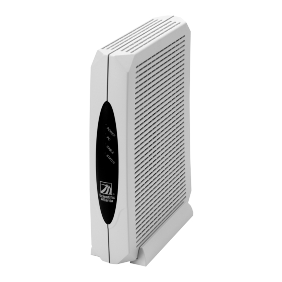 Scientific Atlanta WebSTAR DPX110 User Manual