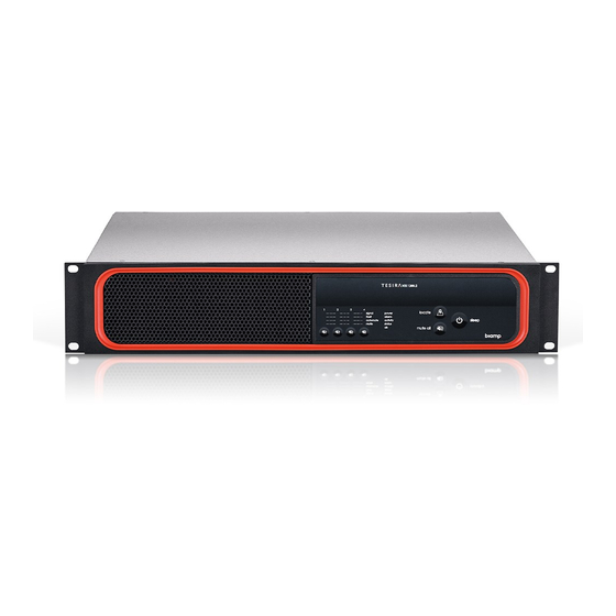 Biamp TesiraXEL 1200.2 Installation & Operation Manual