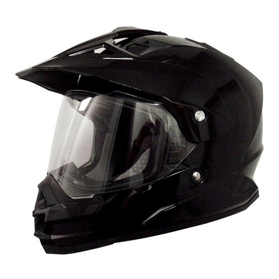 AFX FX-39DS Motorcycle Helmet Shield Manuals