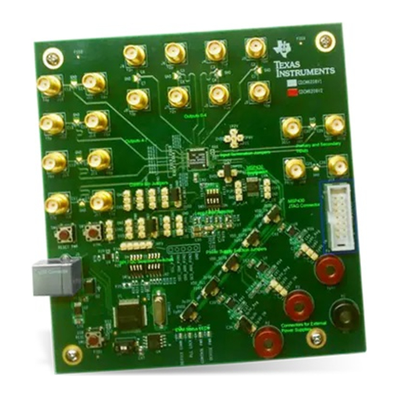 Texas Instruments CDCM6208 User Manual