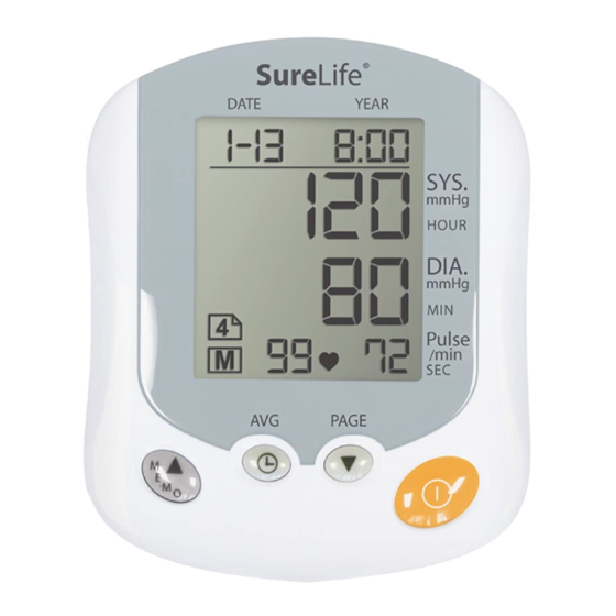 MHC Medical Products SureLife Premium SL-BA202V User Manual
