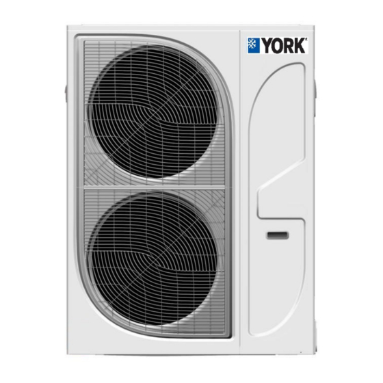 York YVAG012 Air-Cooled Chiller Manuals
