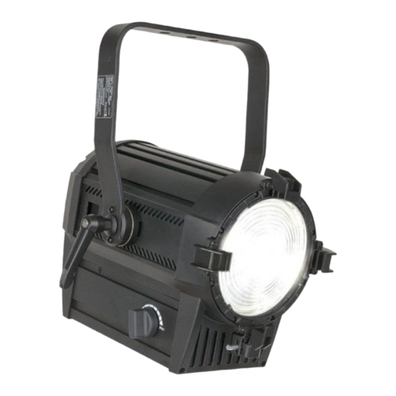 SHOWTEC Performer 1000 LED MKII Manual