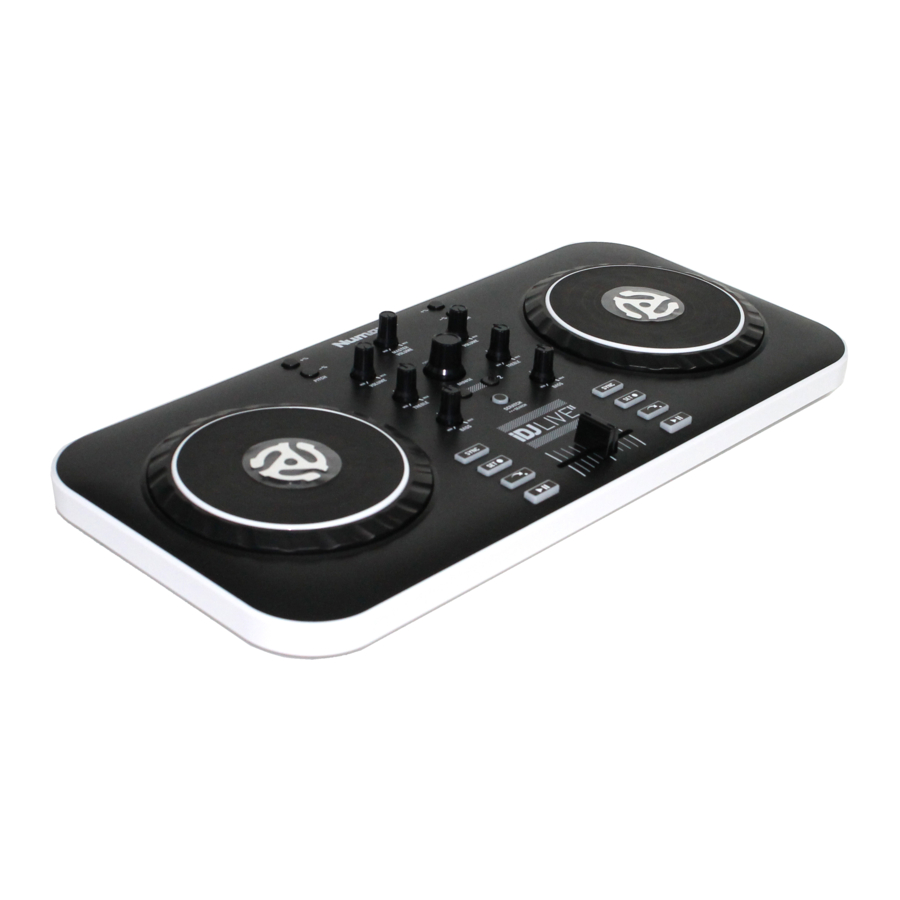 Numark iDJ Live II - DJ Controller for Mac, PC, iPad Manual