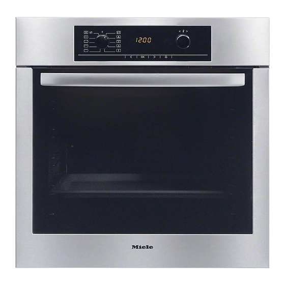 Miele H 5140 B Operating And Installation Manual
