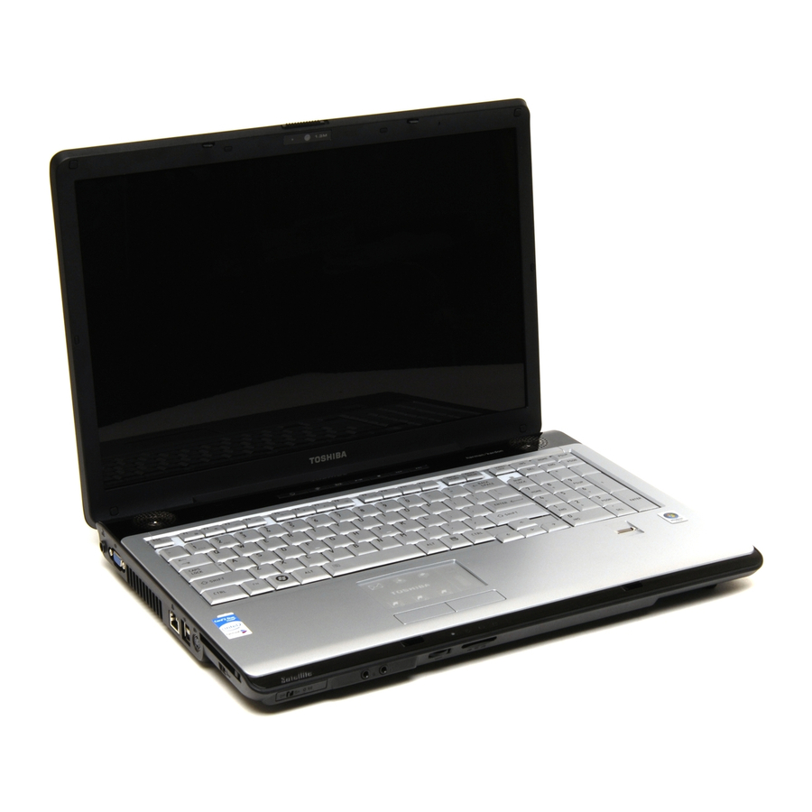 Toshiba Satellite P200 Series User Manual