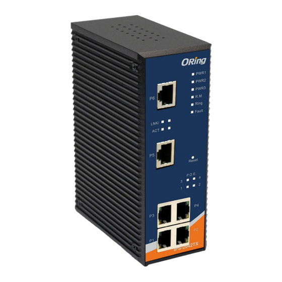 ORiNG IPS-2042TX Quick Installation Manual