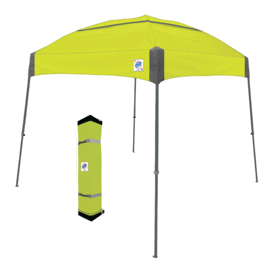 Dome E-Z UP INSTANT SHELTER Canopy Tent Manuals