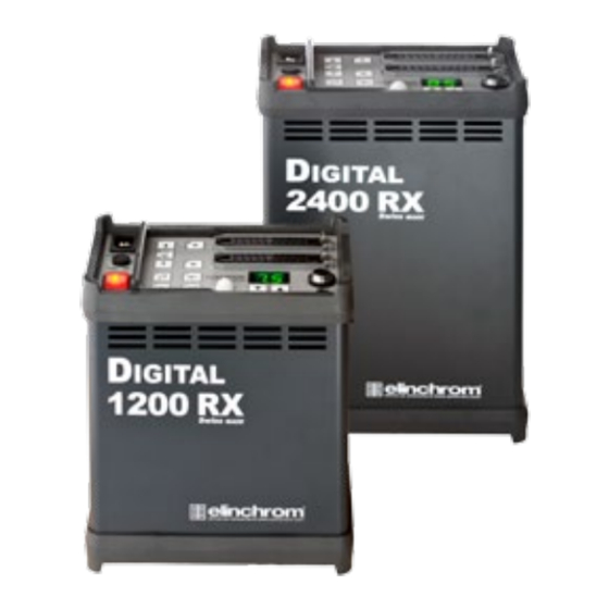 Elinchrom Digital 2400 RX User Manual