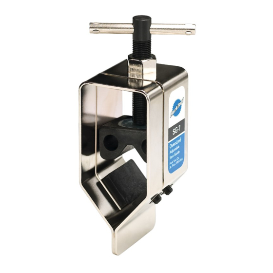 parktool SG-7 Manual