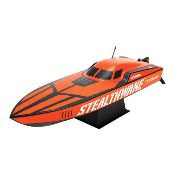 ProBoat Stealthwake 23 Troubleshooting Manual