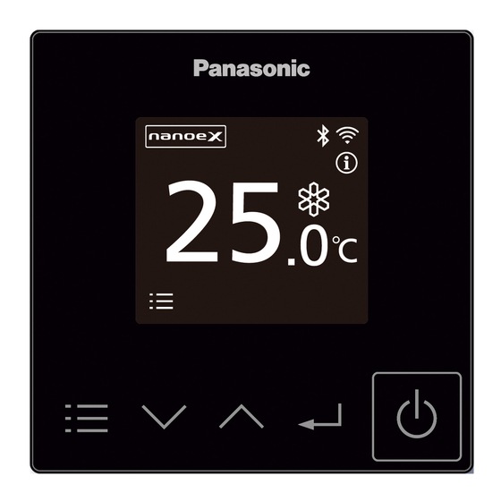 Panasonic CZ-RTC6 Operating Instructions Manual