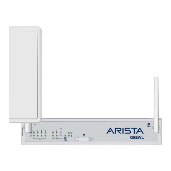 Arista Q6EWL Quick Start Manual
