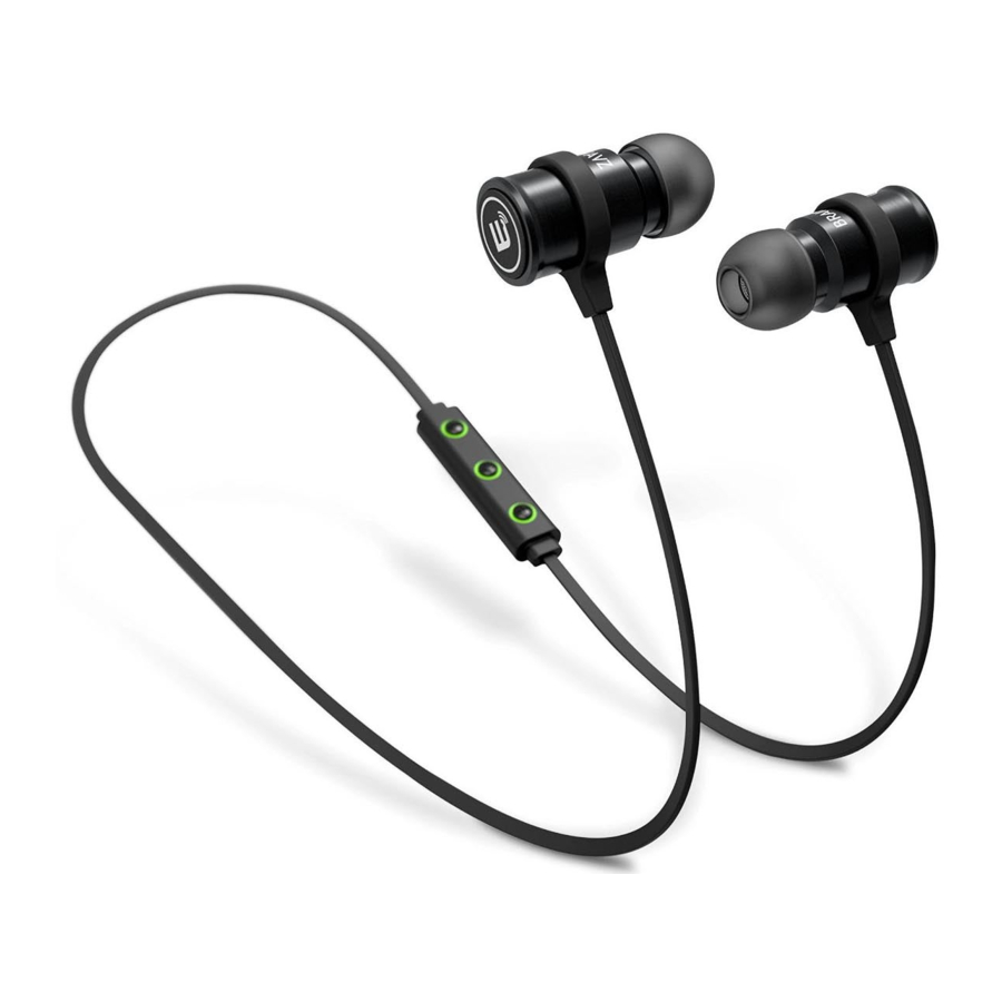 Brainwavz BLU-100 - Wireless Headphones Manual