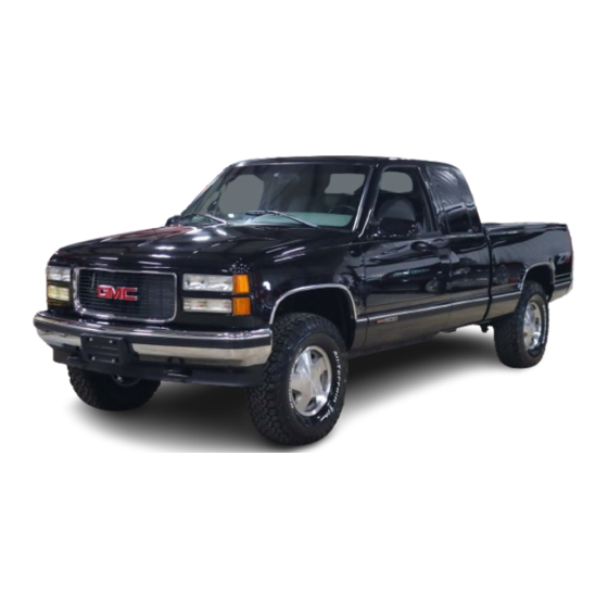 GMC SIERRA 1996 Manual