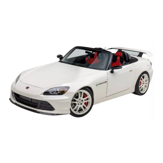 Honda S2000 Owner's Manual