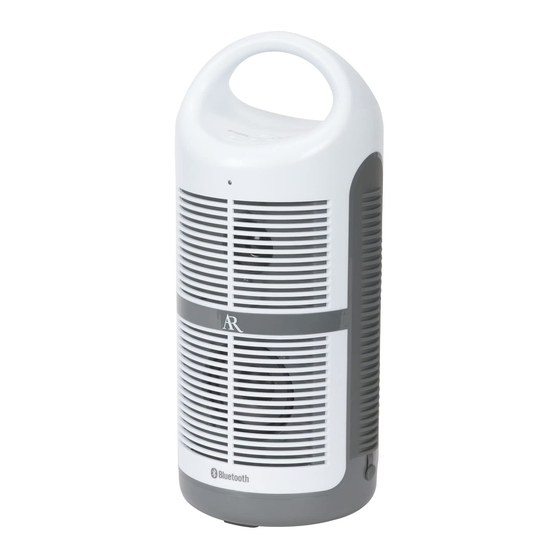 Acoustic Research Portable wireless speaker Quick Start Manual