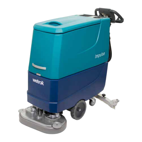 User Manuals: Wetrok impulse Walk-behind scrubber dryer