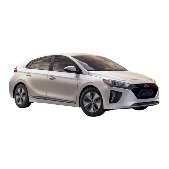 Hyundai IONIQ ELECTRIC Quick Reference Manual