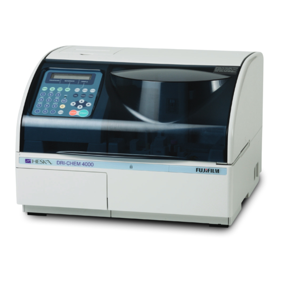 Heska DRI-CHEM 4000 Product Manual