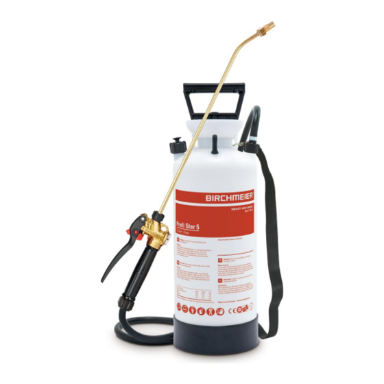 Birchmeier Profi Star 5 ITB Operating Manual