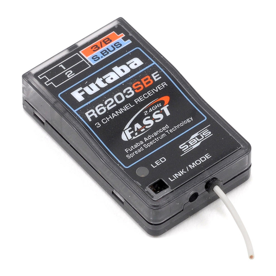 FUTABA R6203SBE Manual
