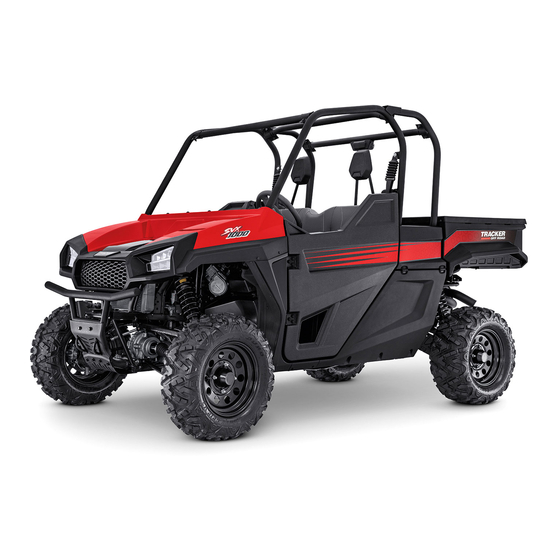 Tracker Off-Road SVX1000 Service & Parts Manual