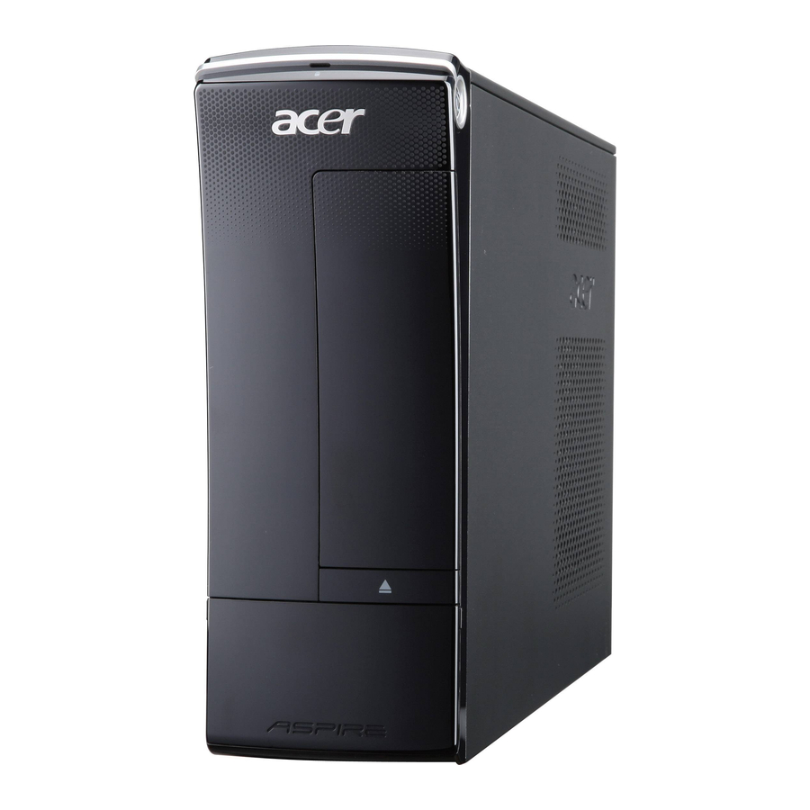 Acer Aspire X3990 Manuals