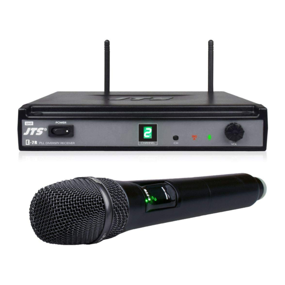 JTS E-7Du Instruction Manual