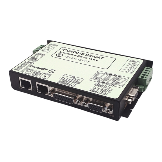Technosoft iPOS8015 BZ-CAT Technical Reference
