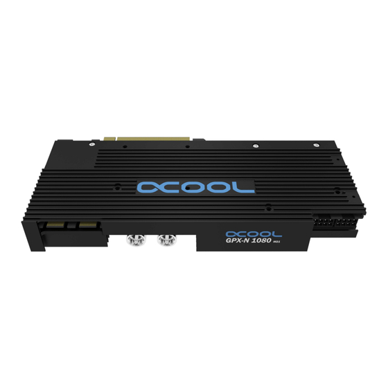 Alphacool NexXxoS GPX-N 1080-M21 Instruction Manual