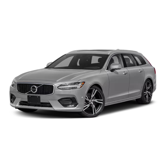 Volvo V90 2020 Quick Manual