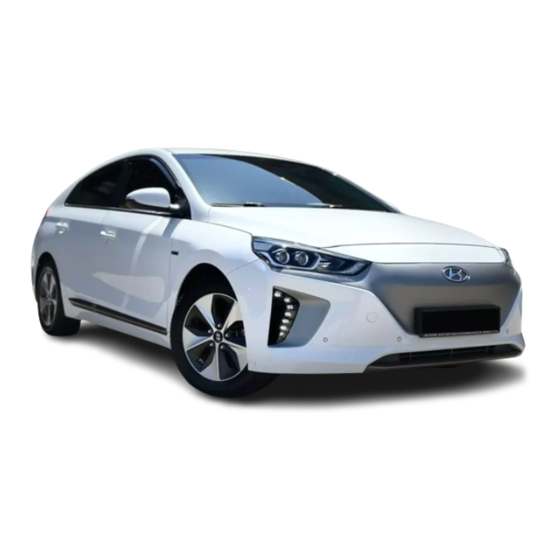 Hyundai IONIQ electric Quick Reference Manual
