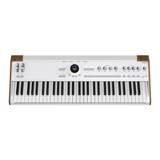 Arturia AstroLab Quick Start Manual