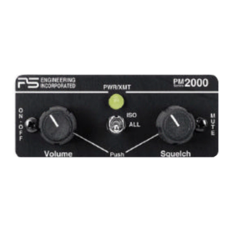 PS Engineering PM2000 Operator's Manual