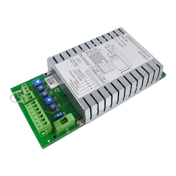 DITEC EL12E Installation Manual