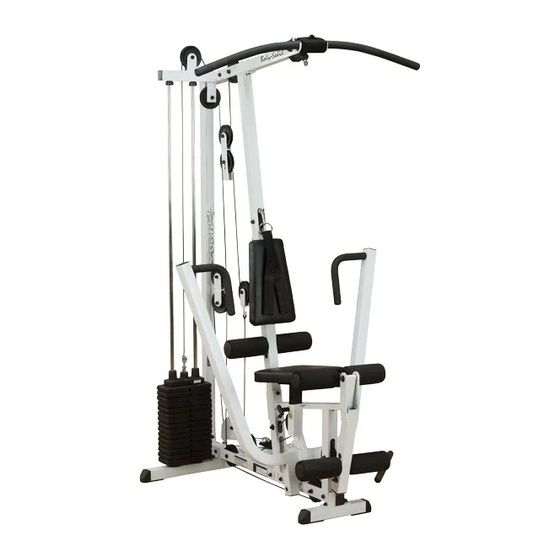 Body Solid EMX1500.4 Assembly Instructions & Owner's Manual