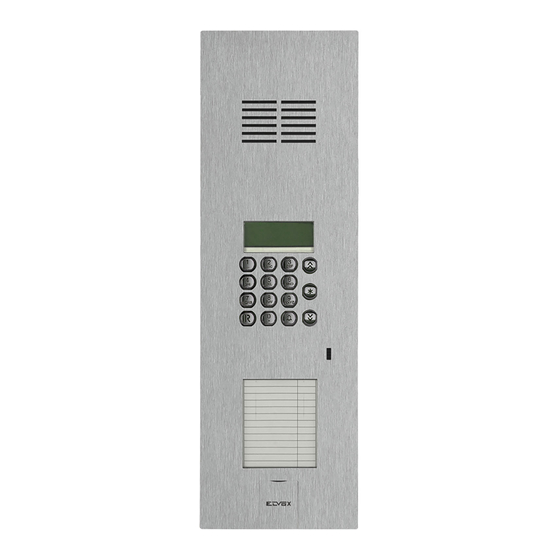 Vimar ELVOX Inox Flat Series Installer's Manual