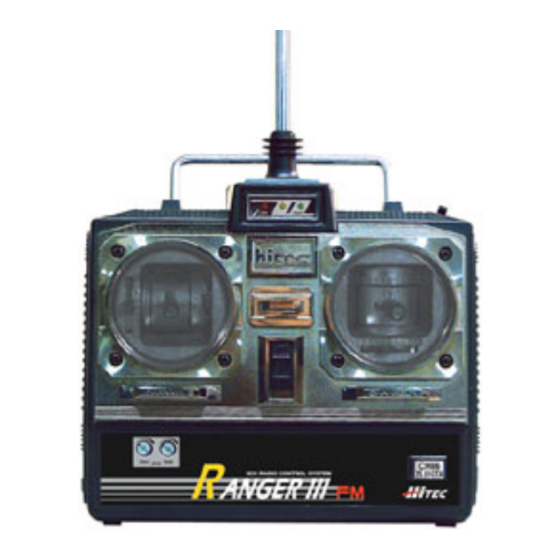 Multiplex Ranger III Instructions Manual