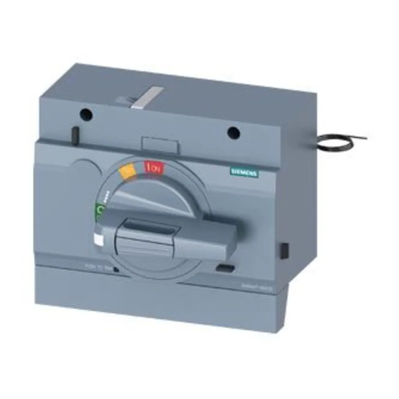 Siemens 3VA9277 - 0EK2 Series Operating Instructions Manual