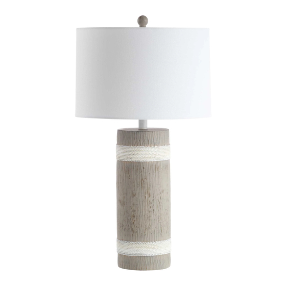 Safavieh Lighting TBL4181A Quick Start Manual
